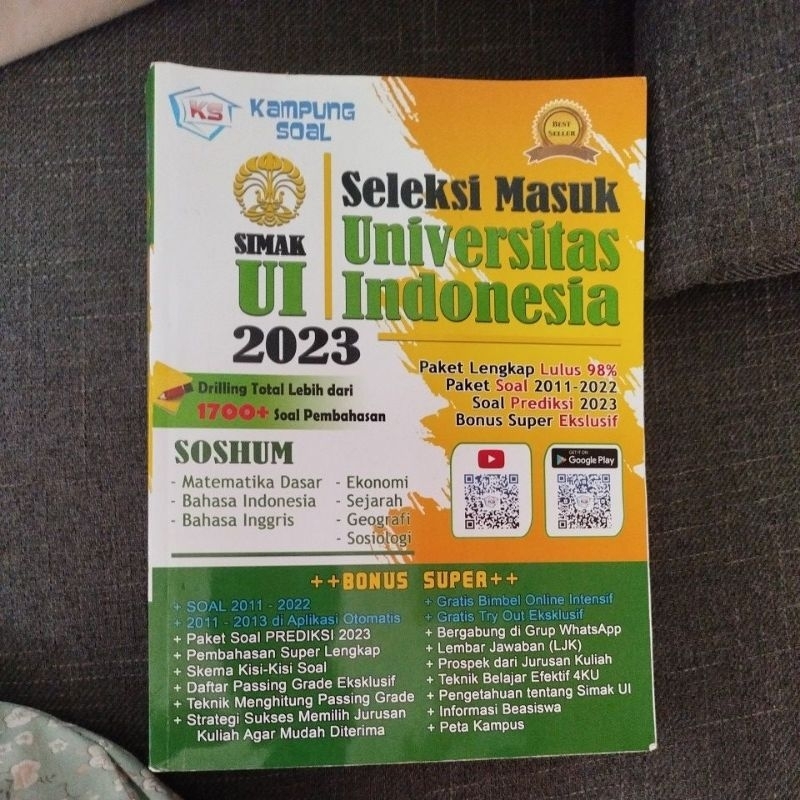 preloved buku kampung soal simak ui