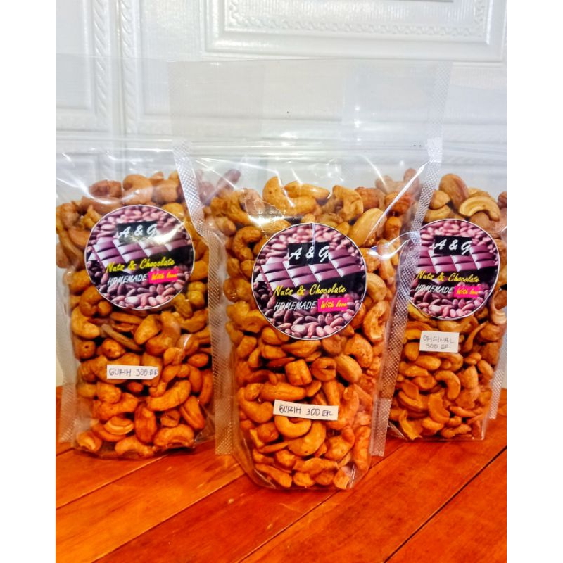 

Kacang mete goreng gurih 300 gr