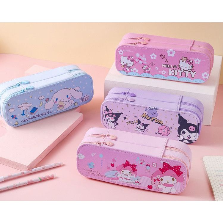 

KOTAK PENSIL KAPISITAS BESAR 2 LAPIS KARAKTER KARTUN SANRIO LUCU UNTUK ANAK PEREMPUAN