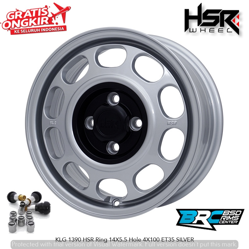 VELG HSR KLG R14 UNTUK MOBIL Agya, Altis, Ayla, Calya, Corolla, Corolla All New, Etios, Great Coroll