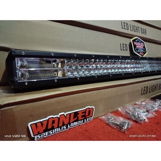 LED Ber putih biru Lampu LED  Lampu Ledbar Lampu mobil lampu motor LAMPU SOROT LEDBAR LIGHT BAR PUTI