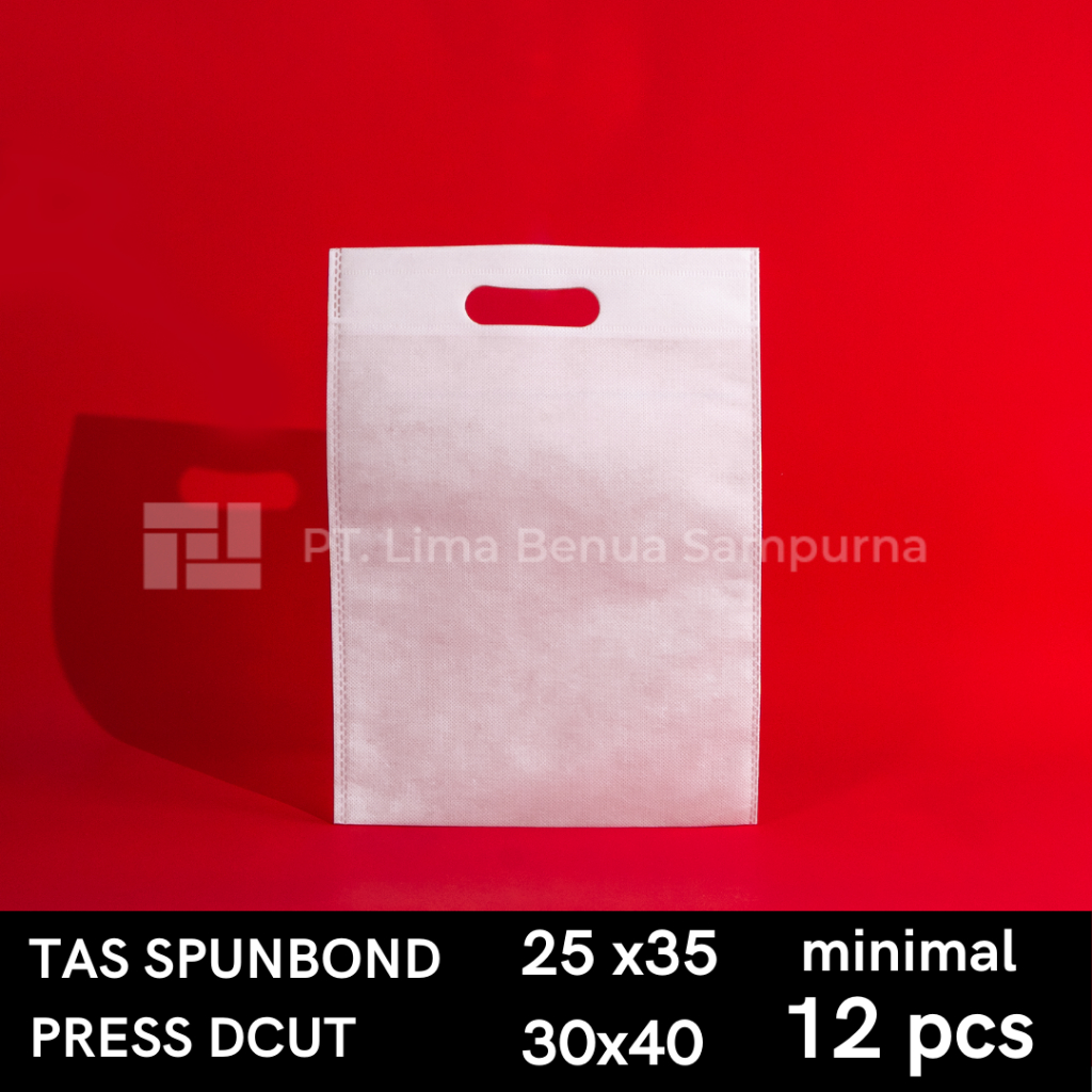 

Tas Spunbond Press Dcut Oval 25x35 - Tas Kain Ramah Lingkungan