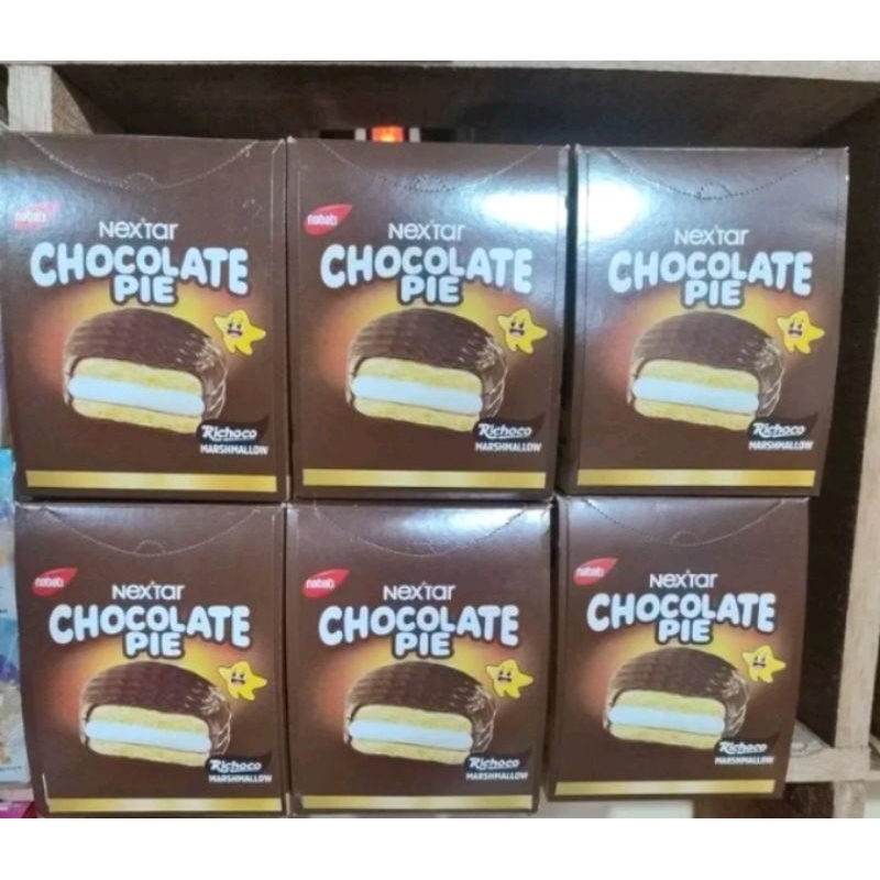 

nextar chocolate pie box isi 12 pcs x 28gr