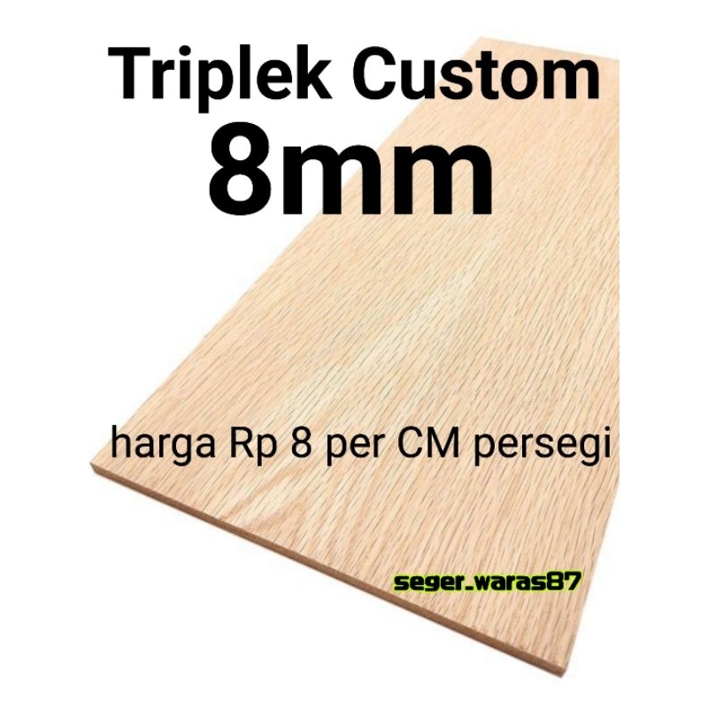 Triplek Multiplek Custom 8mm request ukuran