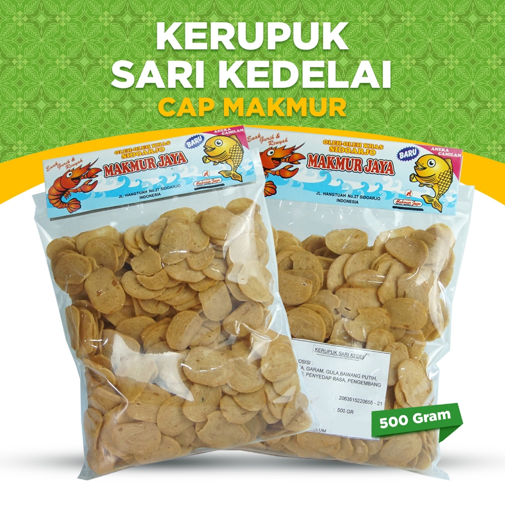 

KERUPUK MENTAH CAP MAKMUR, KERUPUK SARI KEDELAI RENYAH GURIH TANPA DIJEMUR