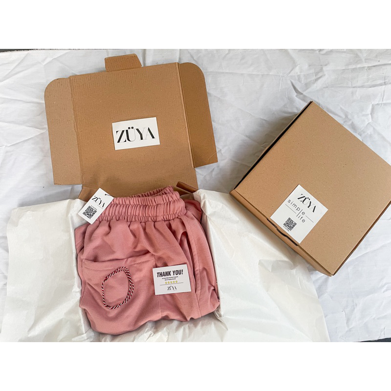 Celana Pendek Dusty Pink