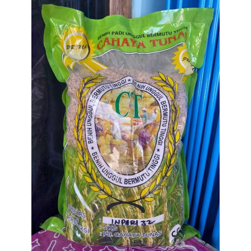 

Bibit Padi Bibit Pari Kemasan 5kg - Bibit Padi CT INPARI 32 BENIH UNGGUL BERMUTU TINGGI