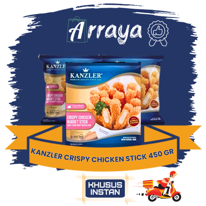 

KANZLER CRISPY CHICKEN NUGGET STICK 450 GRAM - BUBBLE CRUMB