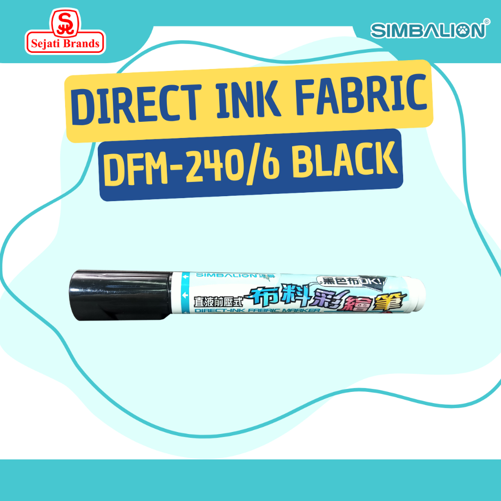

Simbalion Spidol Kain Fabric Marker – DFM-240- 1pcs