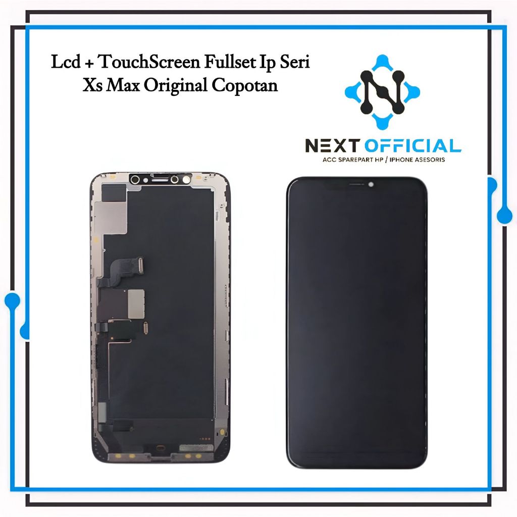 Lcd + Touchscreen Ip Seri Xs Max Copotan / Cabutan Original
