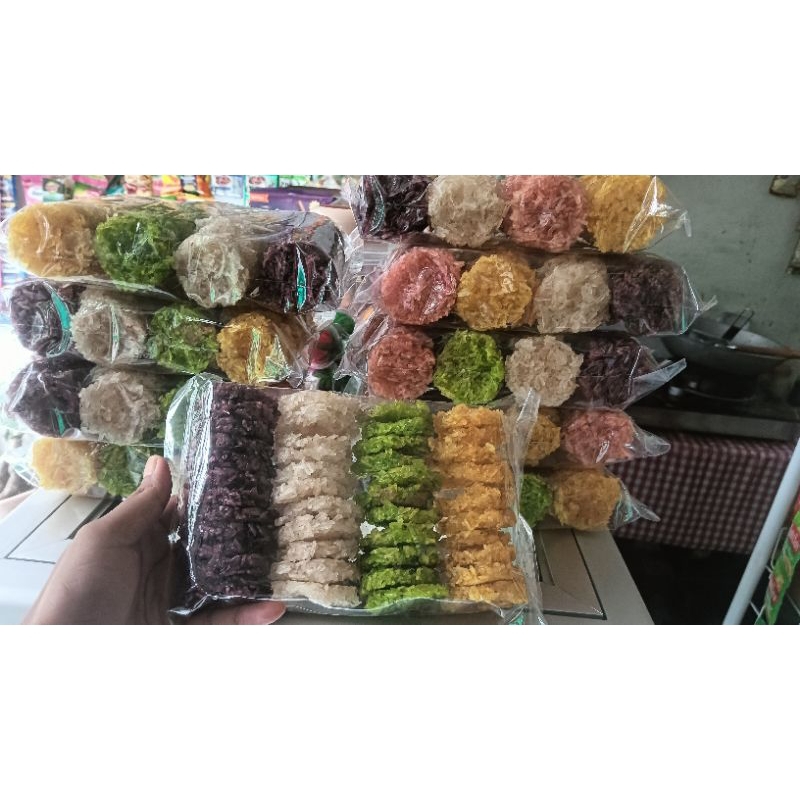 

Rengginang mix campur rasa