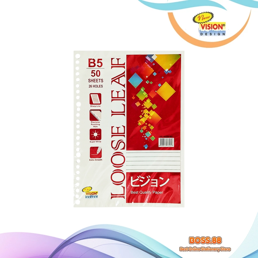 

LOOSE LEAF / ISI BINDER NEW VISION B5-50 (1 PACK)