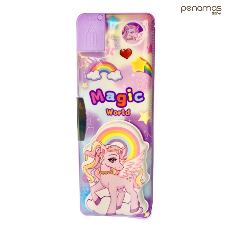 

Tempat Pensil Magnet Magic Unicorn Timbul 35300 / Pencil Case