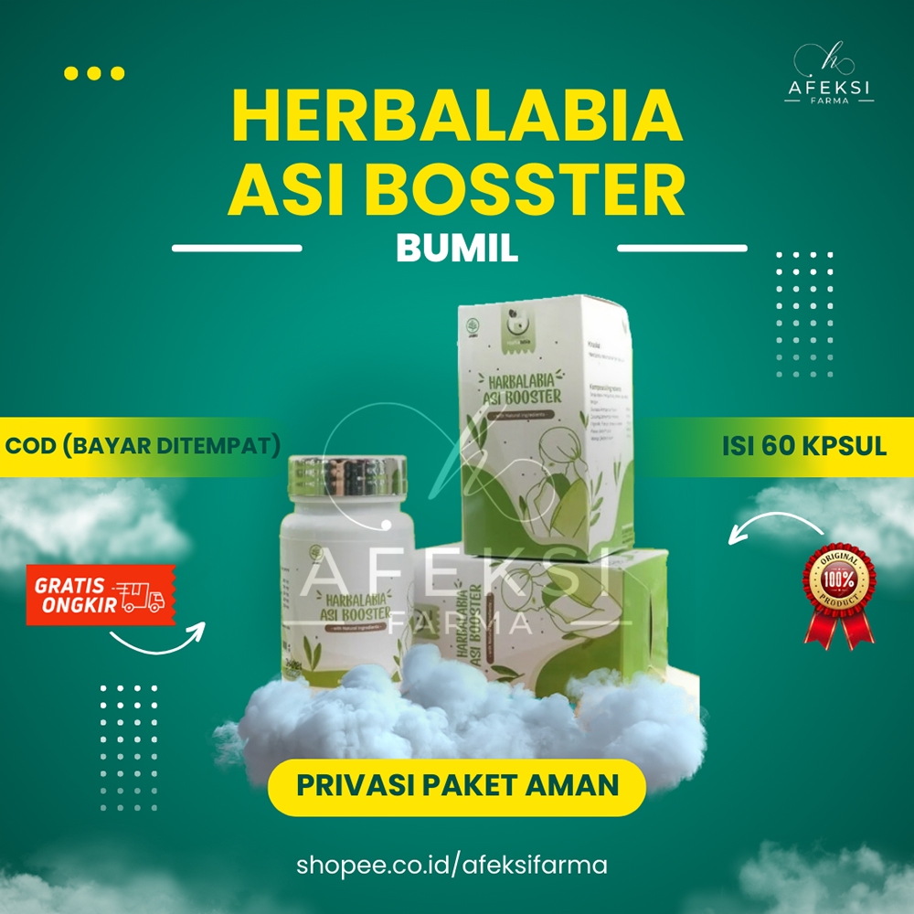 HARBALABIA ASI BOOSTER HERBAL BPOM ORIGINAL PELANCAR ASI IBU HAMIL