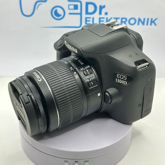 Kamera DSLR EOS Canon 1300D + 18-55 IS WiFi - Rebel T6 Like NEW Second Baru 1200d 4000d 3000d 1500d