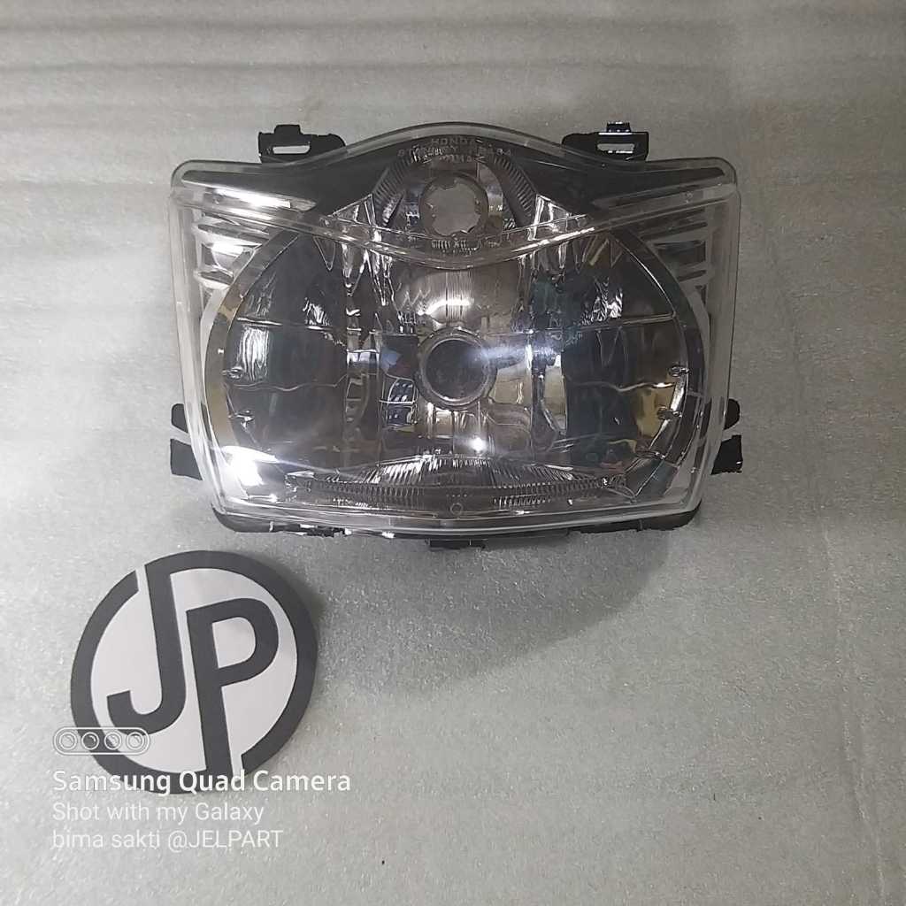 Reflektor Lampu Depan Beat Karbu Tanpa Soket & Bohlam Original