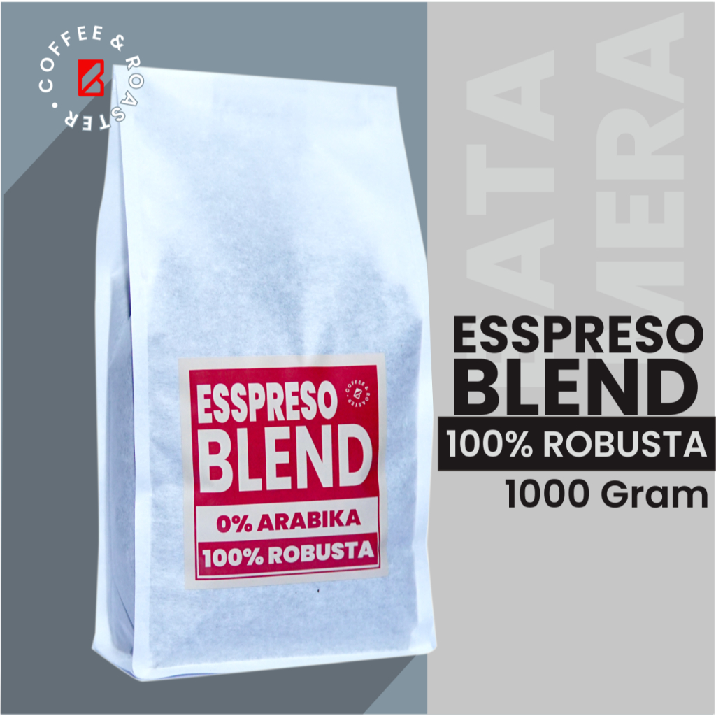 

House Blend | Espresso Blend | 100% Robusta 1.000gr, 1kg, Biji Kopi, Kopi Bubuk