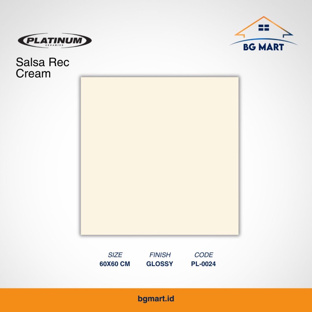 PLATINUM Keramik Lantai 60x60 Salsa Rec Cream