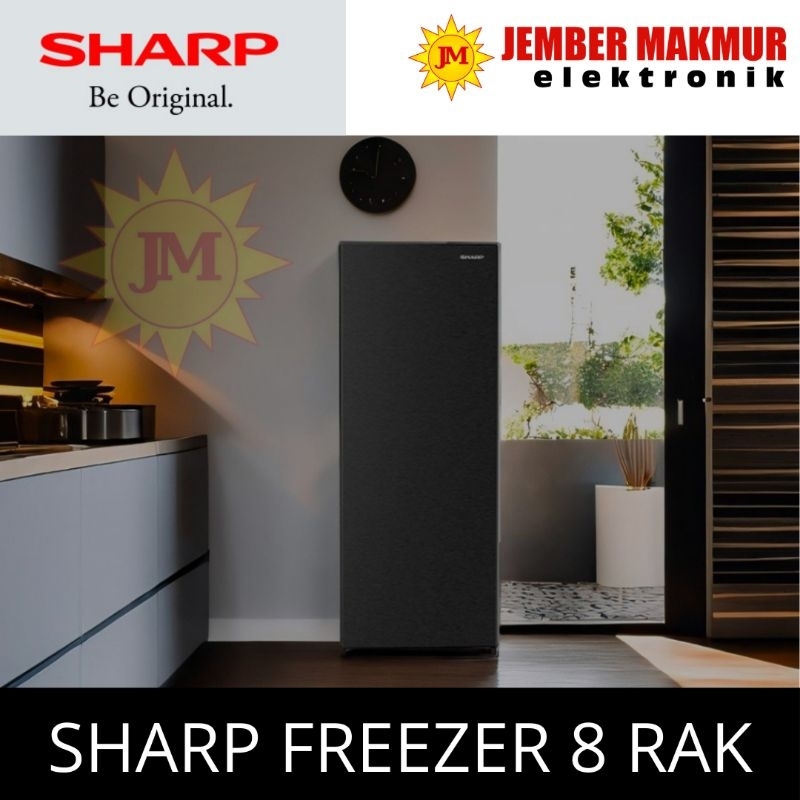 SHARP FREEZER FJM198HS 8 RAK SHARP