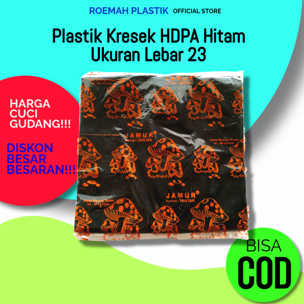 Kantong Plastik Kresek Sampah Warna Hitam Kecil