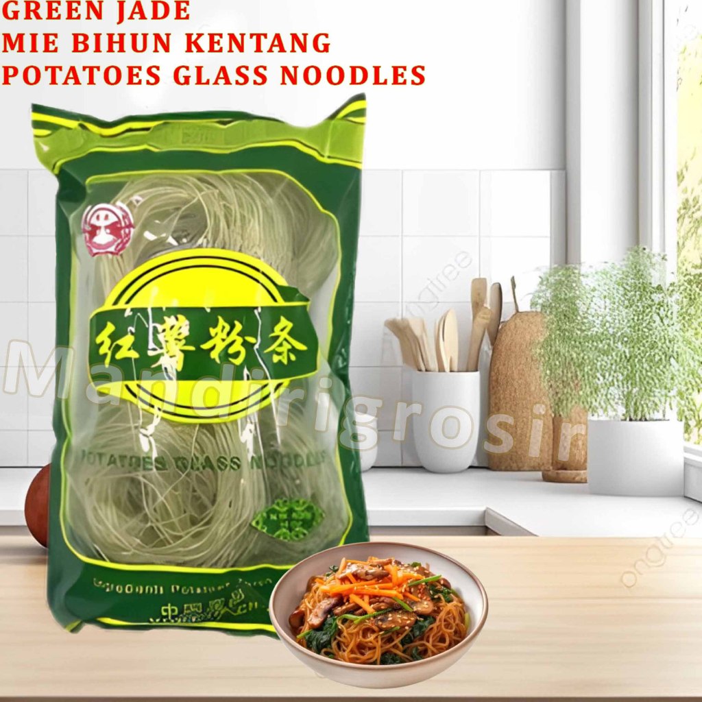 

Mie Bihun Kentang * Green Jade * Potatoes Class Noodles * 400gr