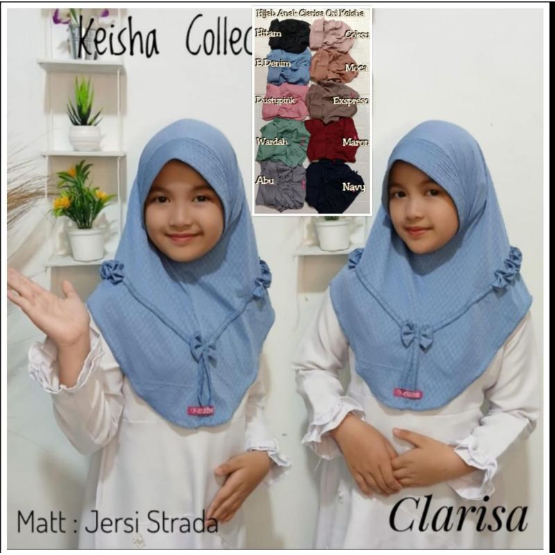 Hijab Anak clarisa/hijab anak ori keisha