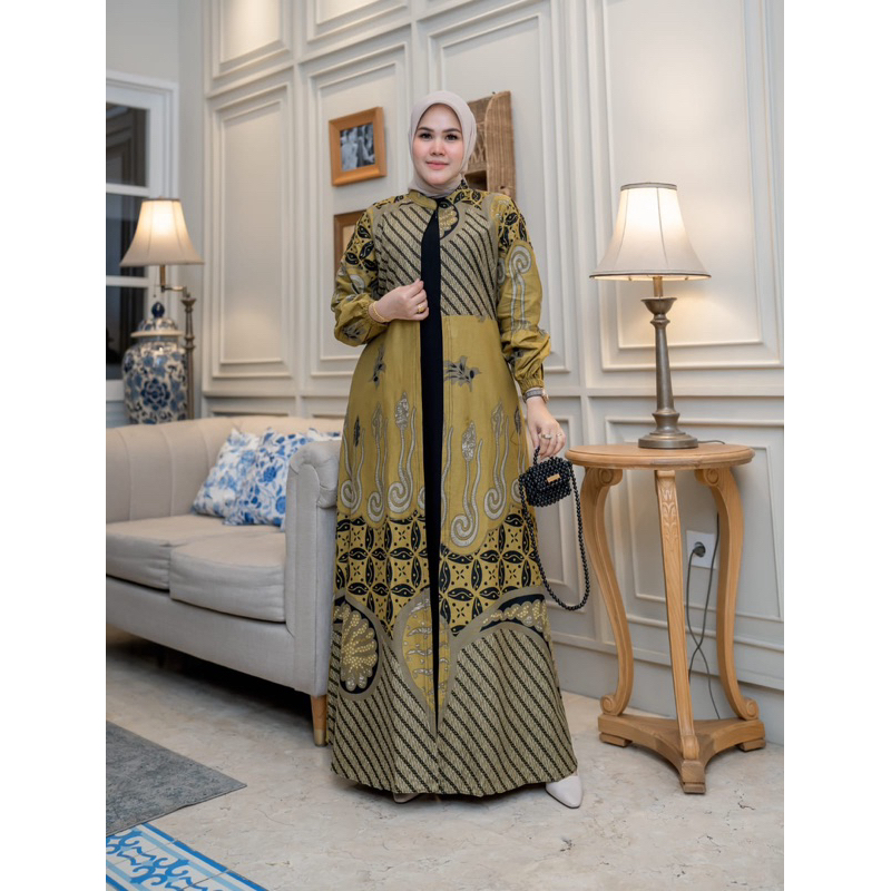 DRESS BATIK,DRESS BATIK MURAH,DRESS BATIK KEKINIAN,DRESS BATIK MODEREN