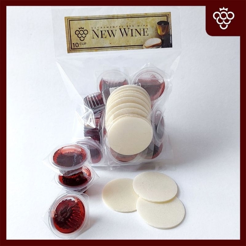 

ANGGUR PERJAMUAN KUDUS + HOSTI POLOS BESAR ISI 10