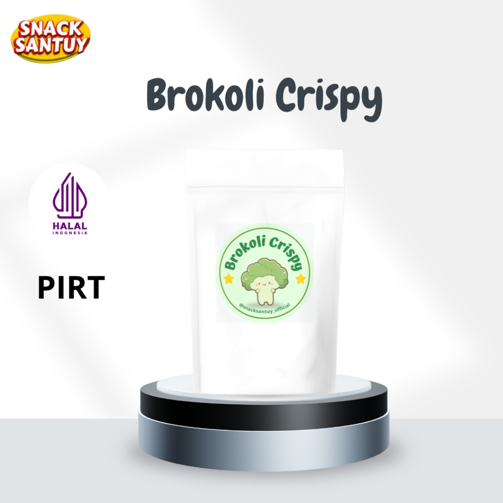 

SNACK SANTUY Keripik Brokoli Crispy 110 gram