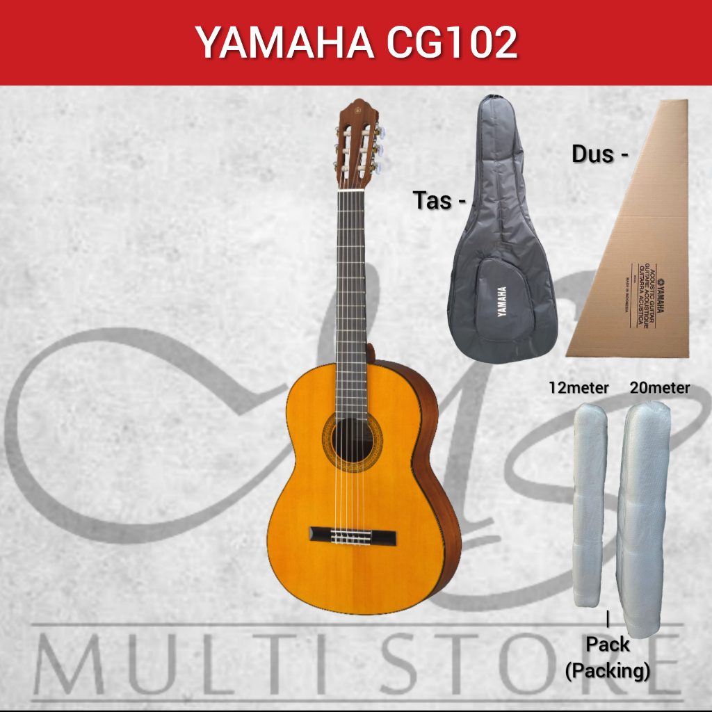 Gitar Klasik YAMAHA CG102 - YAMAHA CG102 - YAMAHA CG 102 - GITAR KLASIK - GUITAR CLASSIC - CG-102 - 