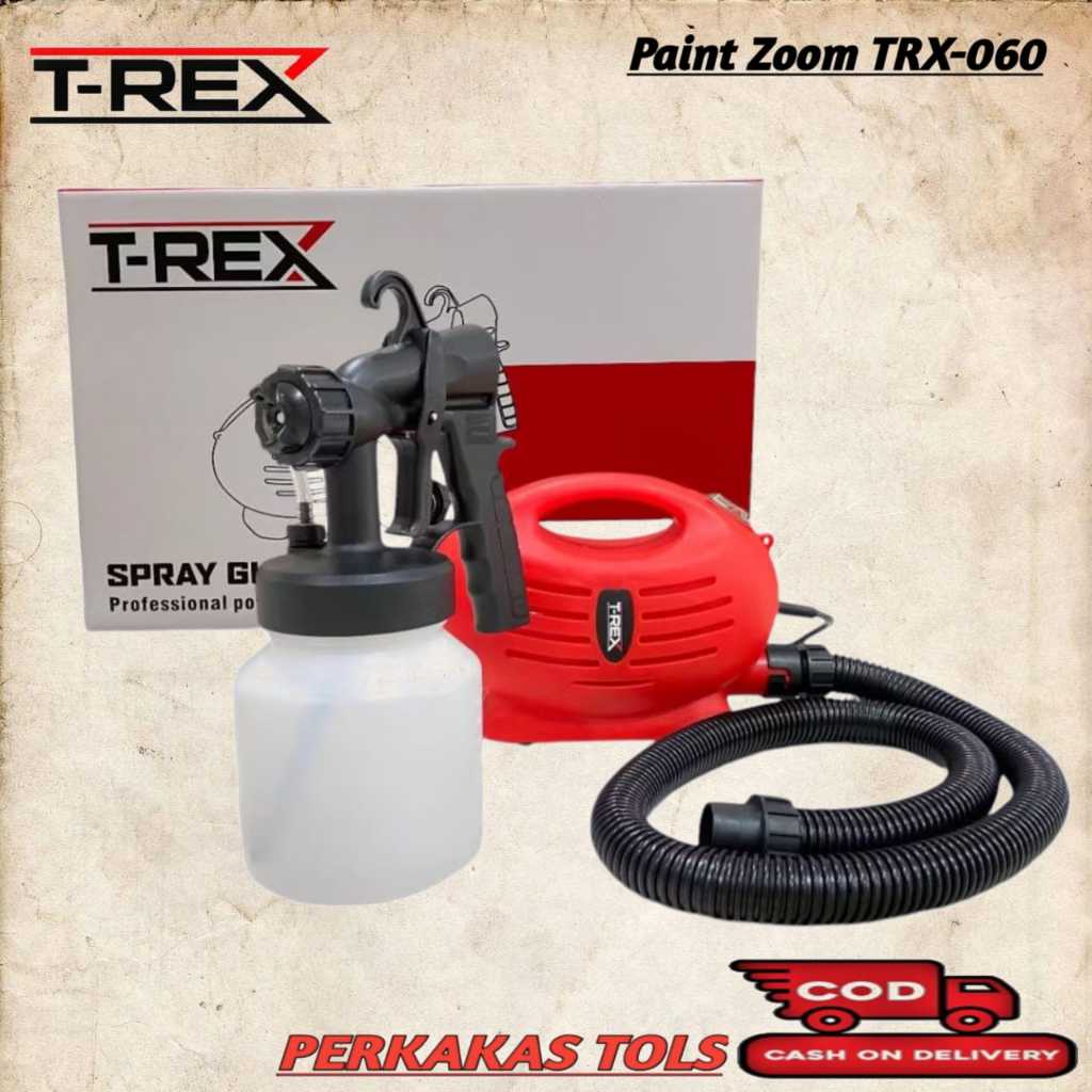 Paint Zoom Compressor Spray Gun Kompresor Mini Airbrush Alat Cat Mesin Semprot Listrik Murah