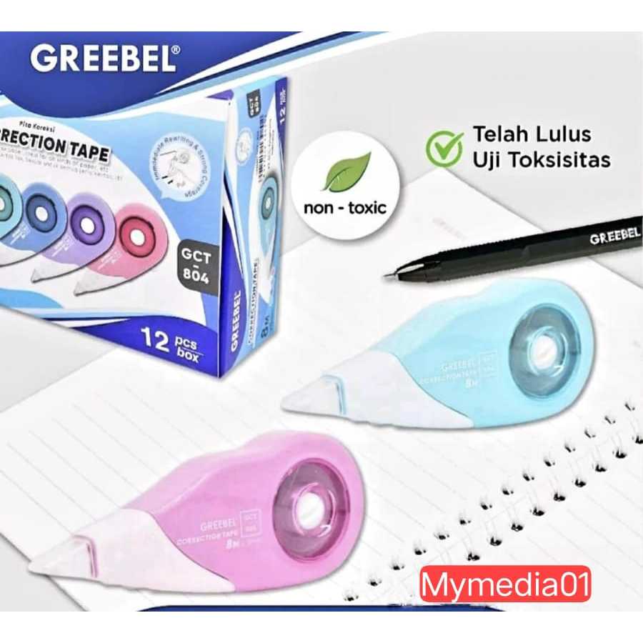 

CORRECTION TAPE TIP EX KERTAS GREEBEL GCT-804 8 METER TERMURAH