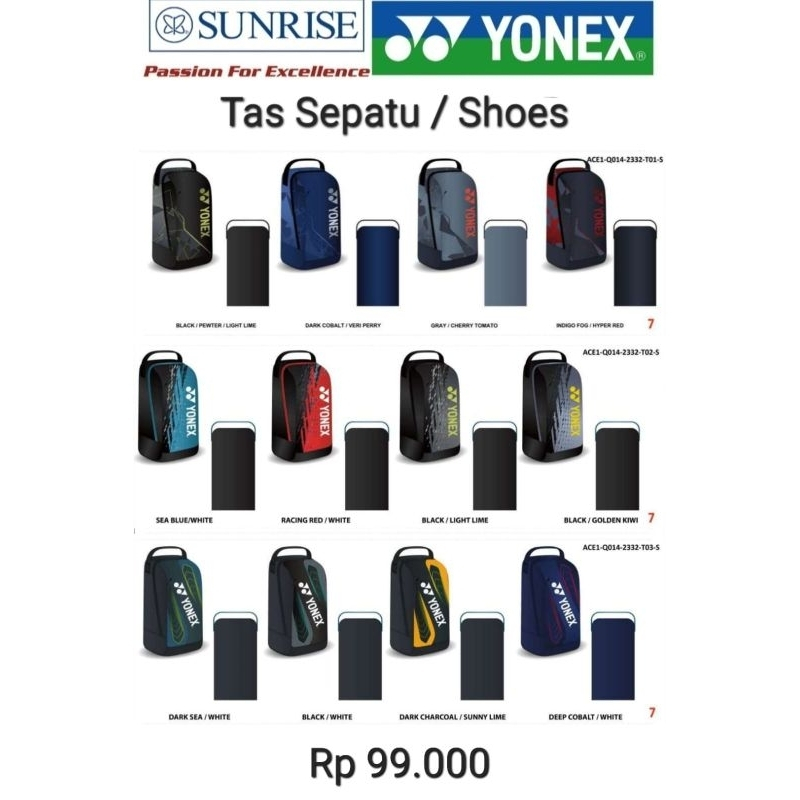 Tas Sepatu Yonex Original