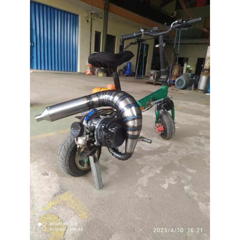KNALPOT GOPED MINI GP 63CC MESIN KANAN/ X5 MESIN KIRI 65CC/ 50CC MINI GP ORIGINAL NLK28