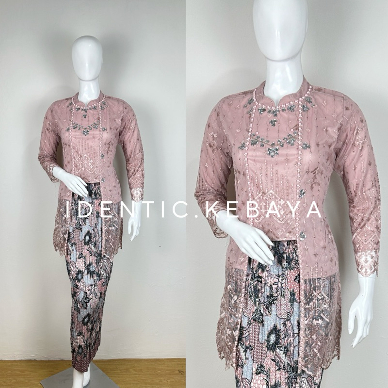 Kebaya Modern Kutubaru / Kebaya Tulle Payet / Kebaya kutubaru Payet / Kebaya Brokat