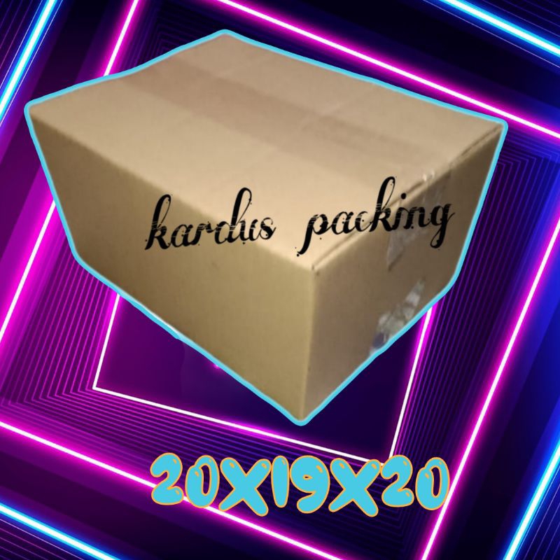 

kardus packing UK 20x19x20 kardus besar kardus kecil