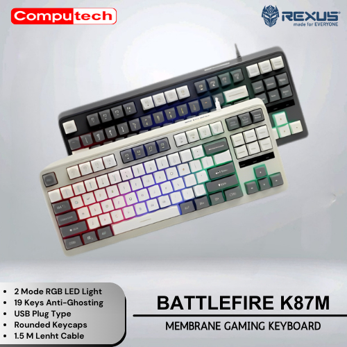 Rexus K87M Keyboard Gaming Mekanis