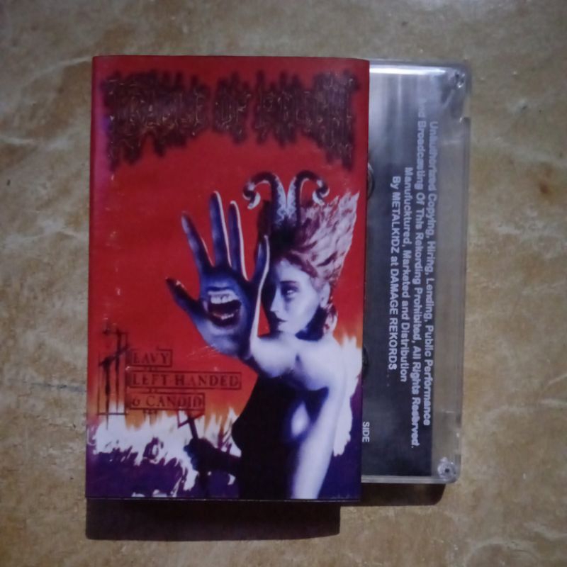 kaset pita cradle of filth