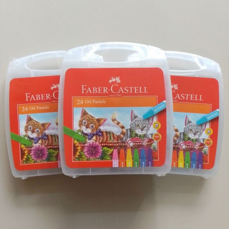 

Crayon Oil Pastel Faber Castell 24 Warna Ekonomis ( Set ) [ Orinal ] ( Free Bule & Dus )