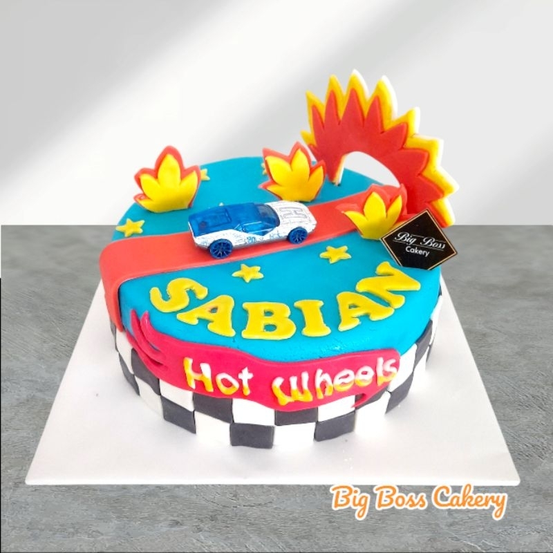 

HOT WHEELS CAKE KUE HOTWHEELS MOBIL
