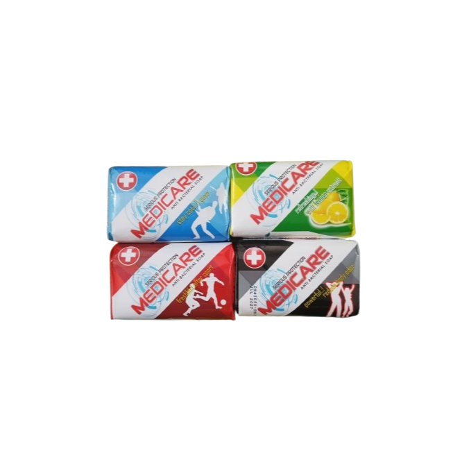 SABUN MEDICARE ISI 4 PCS BANDED 4 HARGA TERTERA UNTUK 1pcs dan 1pack