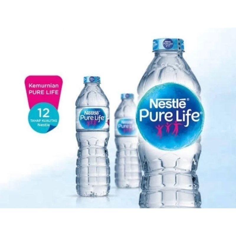 

air mineral nestle pure life 600ml karton minuman kemasan siap minum