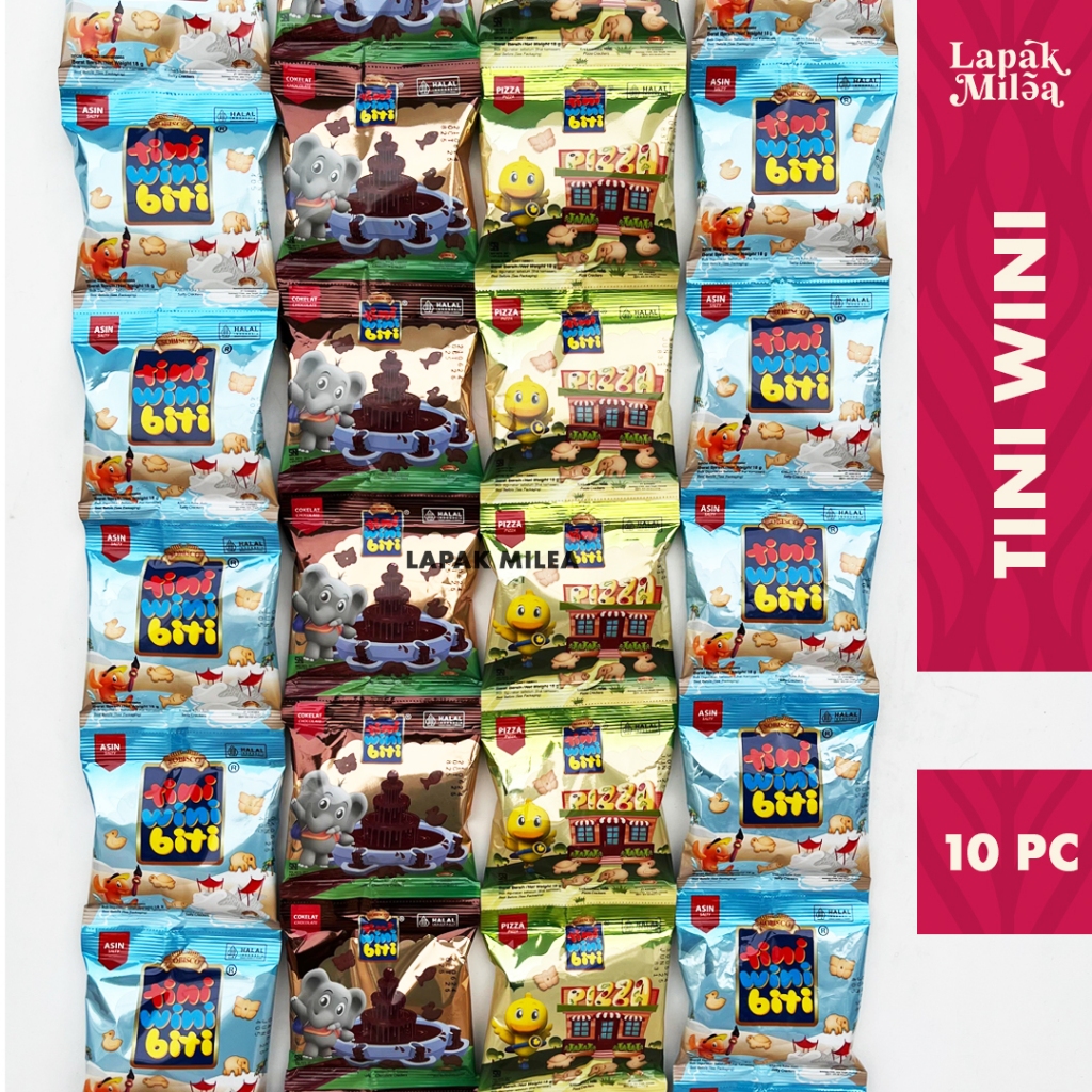 

Tini Wini Biti Cookies Mini Renceng Kemasan 18gr dan 20gr Tini Wini Biti