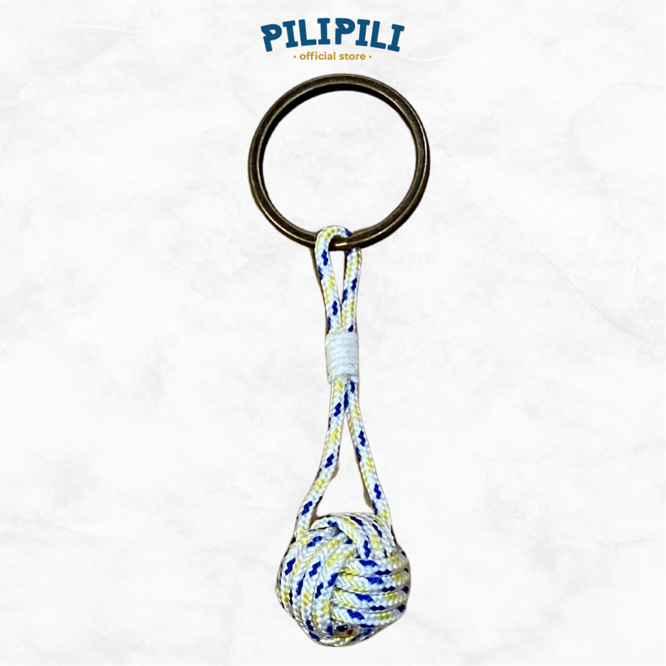 Gantungan Kunci Monkey Fist Nautical Knot Keyring