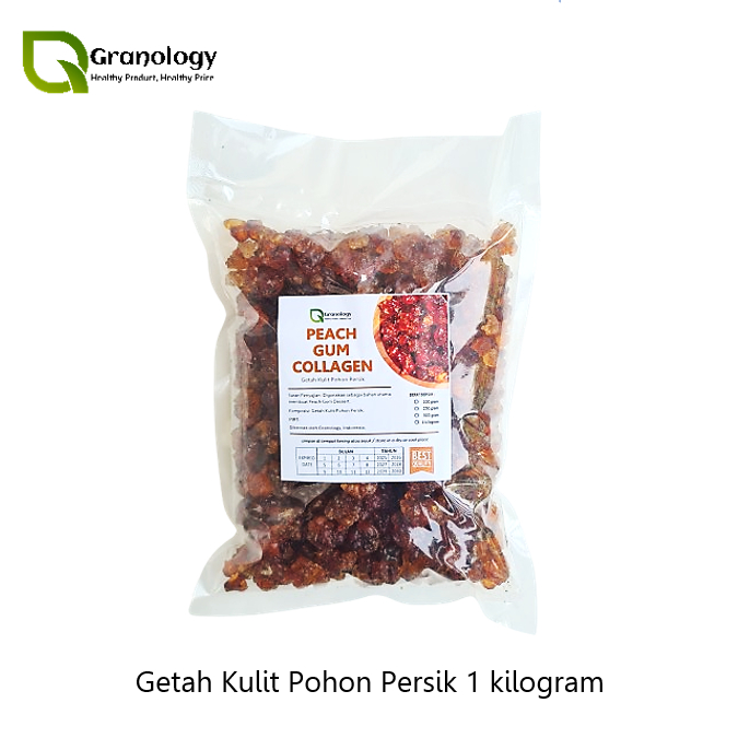 

Getah Pohon Persik / Peach Gum Colagen (1 kilogram) by Granology