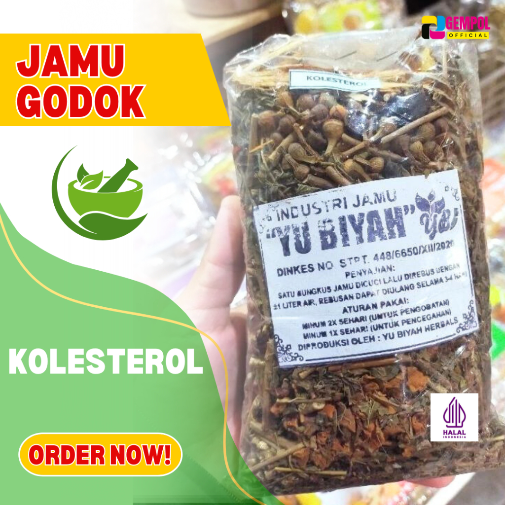 

JAMU GODOK KOLESTEROL/ JAMU GODOK YU BIYAH AMPUH MENURUNKAN BERAT BADAN LEMAK JAHAT