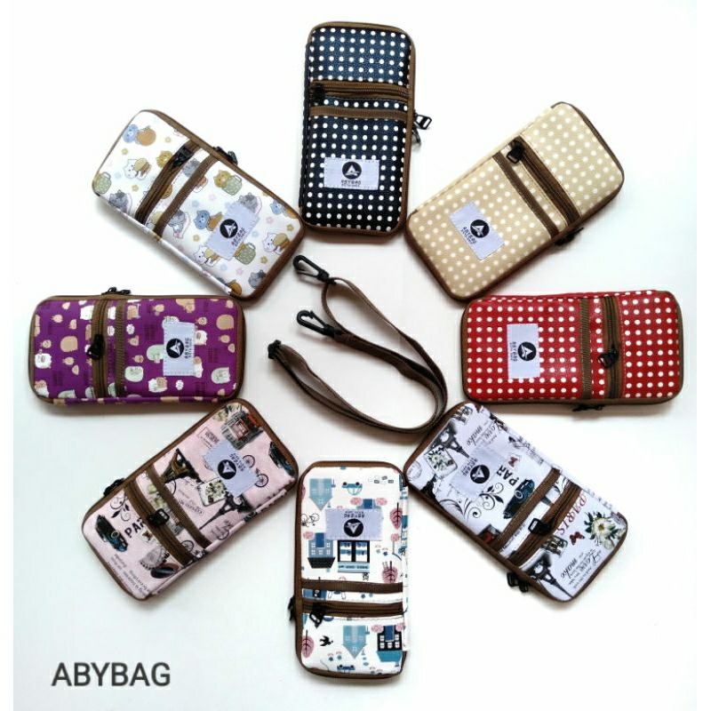 Tas HP wanita touchscreen tas selempang hp by ABYBAG