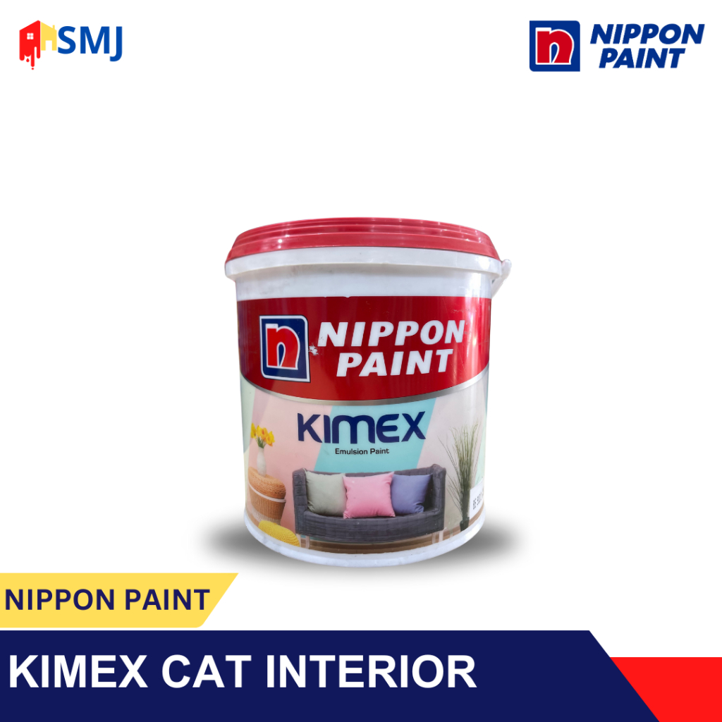 Nippon Paint Kimex 4,5 Kg / 20 Kg - Cat Interior Tembok / Cat Plafon