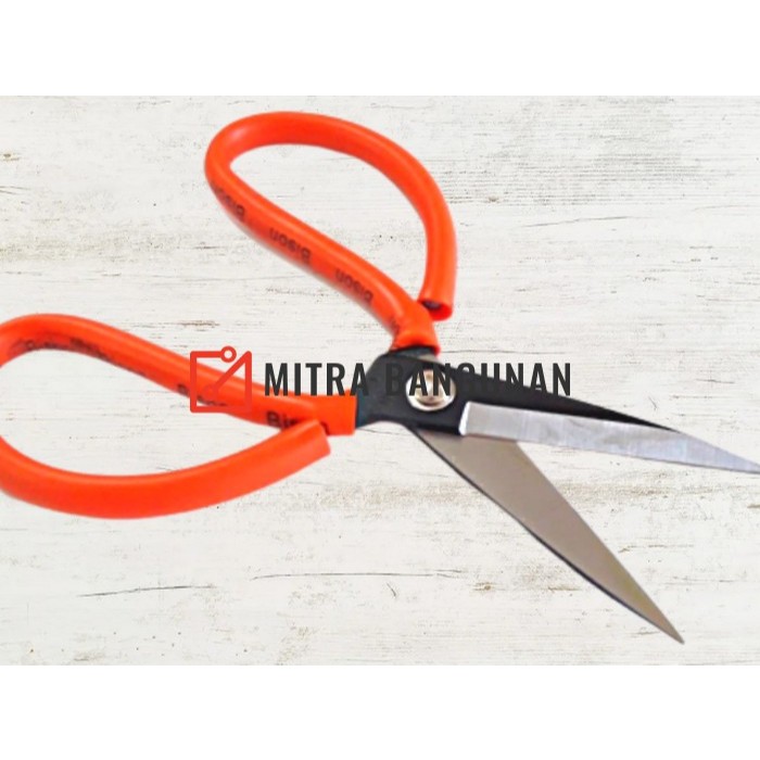 

asli original Gunting Kodok 7.5" ( 7.5 INCH ) BISON Potong Seng Kain Serbaguna