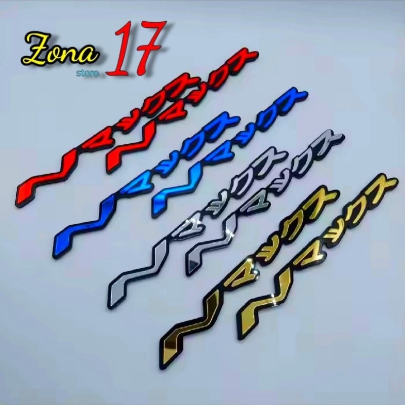 LOGO EMBLEM NMAX AKRILIK EMBLEM NMAX ACRYLIC JAPAN 3D